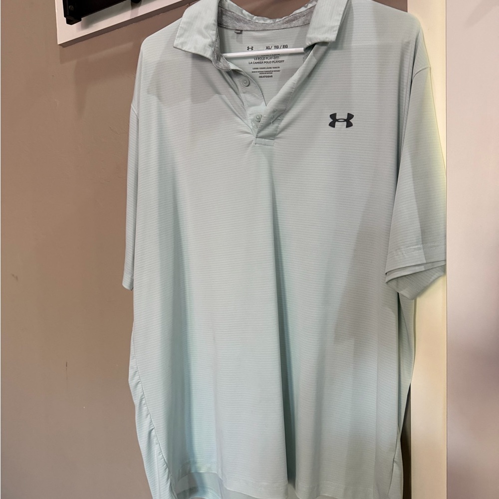 Under Armour Men's Sky Blue Polo Shirt